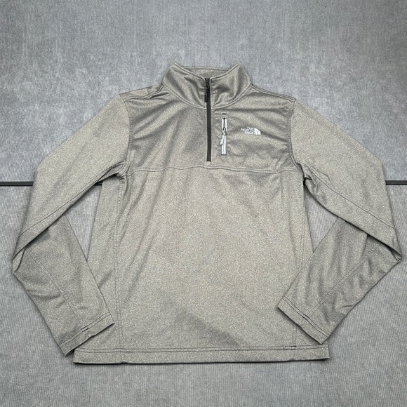 The North Face Other - The North Face Quarter Zip Pullover Gray Heathered Active Top Mens Small